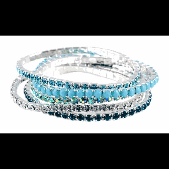Ultimate Stacker Bracelet Blues SO FUN & GORGEOUS! - Picture 1 of 1